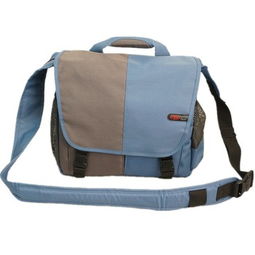 宝罗BL 1313 天蓝配灰休闲单反相机包 轻巧便携与专业保护的完美结合